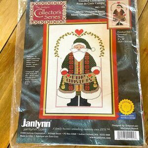 Janlynn‎ Merry Christmas Santa Counted Cross Stitch Kit Collector Series
